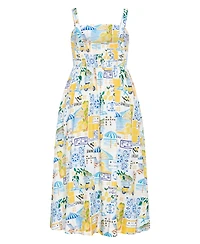 City Chic Women's Collins Amalfi Print Maxi Dress