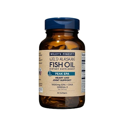 Wiley's Finest Wild Alaskan Fish Oil Peak Epa