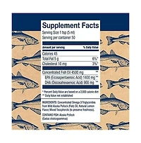 Wiley s Finest Wild Alaskan Fish Oil Peak Omega-3 Liquid Supplement - 2300mg Epa and Dha Omega-3s - Lemon Flavor