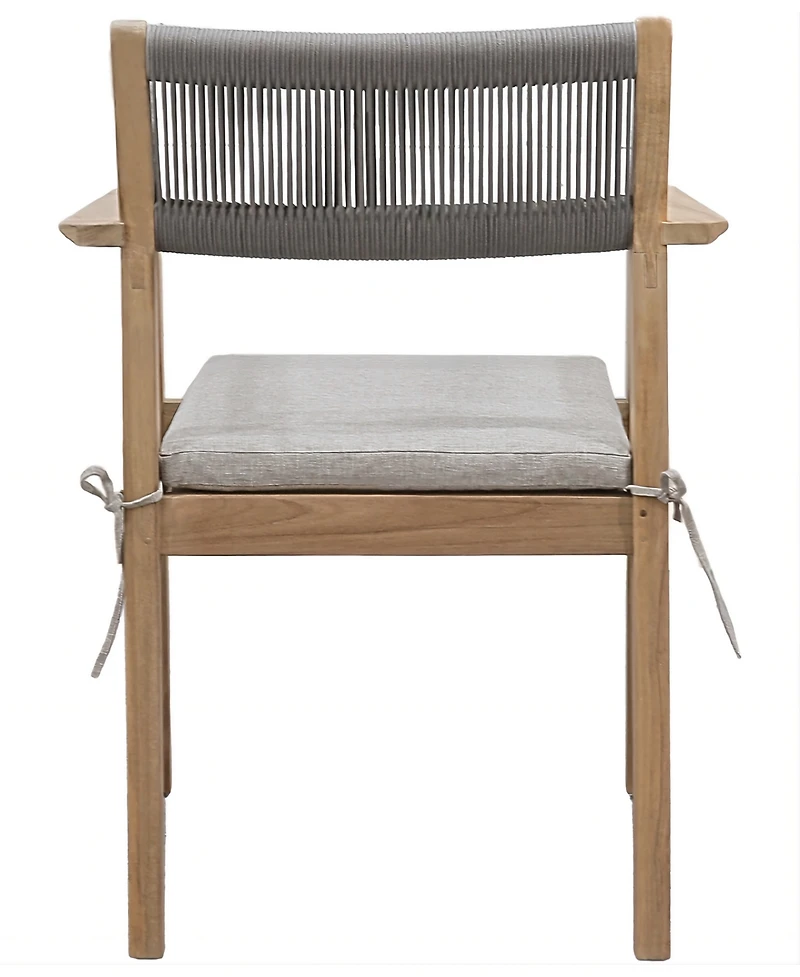 Bristol 31" Olefin Agate Stacking Chair with Cushion, Created for Macy's