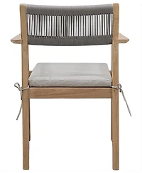 Bristol 31" Olefin Agate Stacking Chair with Cushion, Created for Macy's