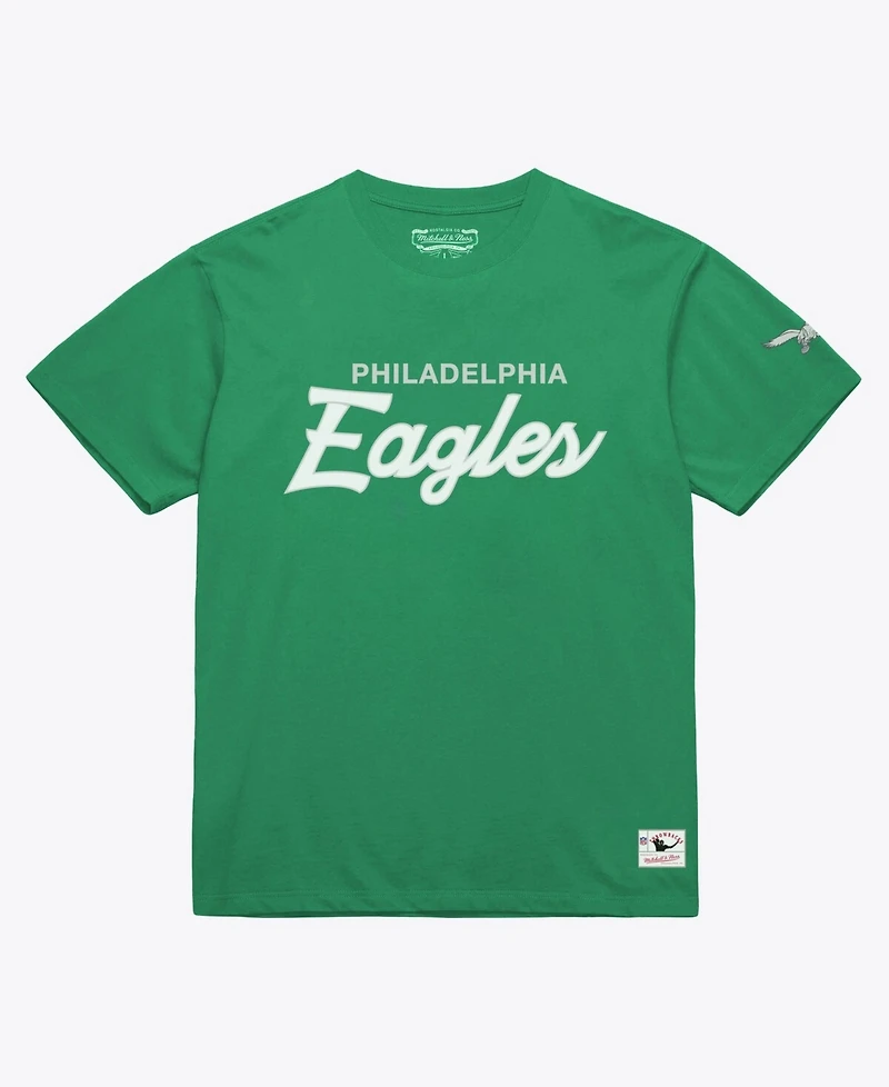 Mitchell & Ness Men's Kelly Green Philadelphia Eagles Head Coach Classic T-Shirt