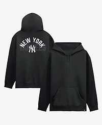 Fanatics Men's New York Yankees Black Out Fleece Hoodie