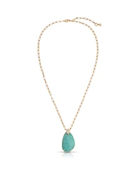 Ettika Gold-Plated Majestic Stone Pendant Necklace