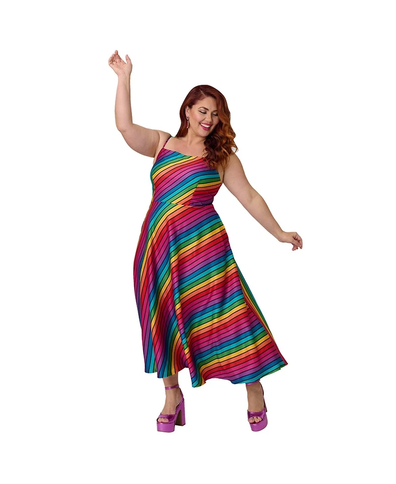 Unique Vintage Plus 1950s Midi Dress