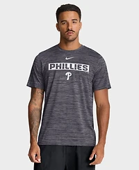 Nike Men's Black Philadelphia Phillies Velocity Dri-fit T-Shirt