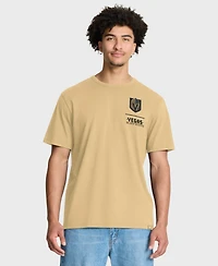 Fanatics Men's Gold Vegas Golden Knights Crash The Net Legacy T-Shirt