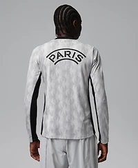 Jordan Men's Black Paris Saint-Germain Long Sleeve Pre-Match Dri-fit Top