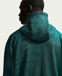 Nike Men's Green Brazil National Team 2026 Anthem Mesh Dri-fit Full-Zip Hooded Jacket