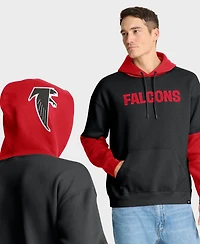 Fanatics Men's Black Atlanta Falcons Helmet Retro Pullover Hoodie