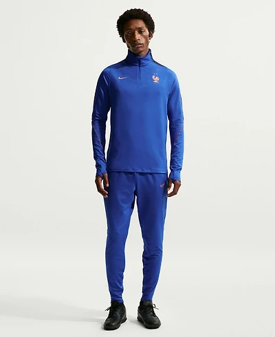 Nike Men's Blue France National Team 2026 Strike Dri-fit Quarter-Zip Drill Top
