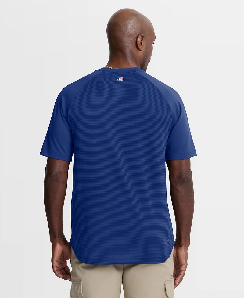 Nike Men's Royal New York Mets Authentic Collection Batting Practice Pre-Game Raglan Dri-fit T-Shirt