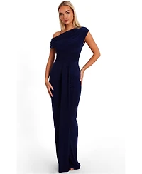 Quiz Women's Off Shoulder Ruched Maxi Dress
