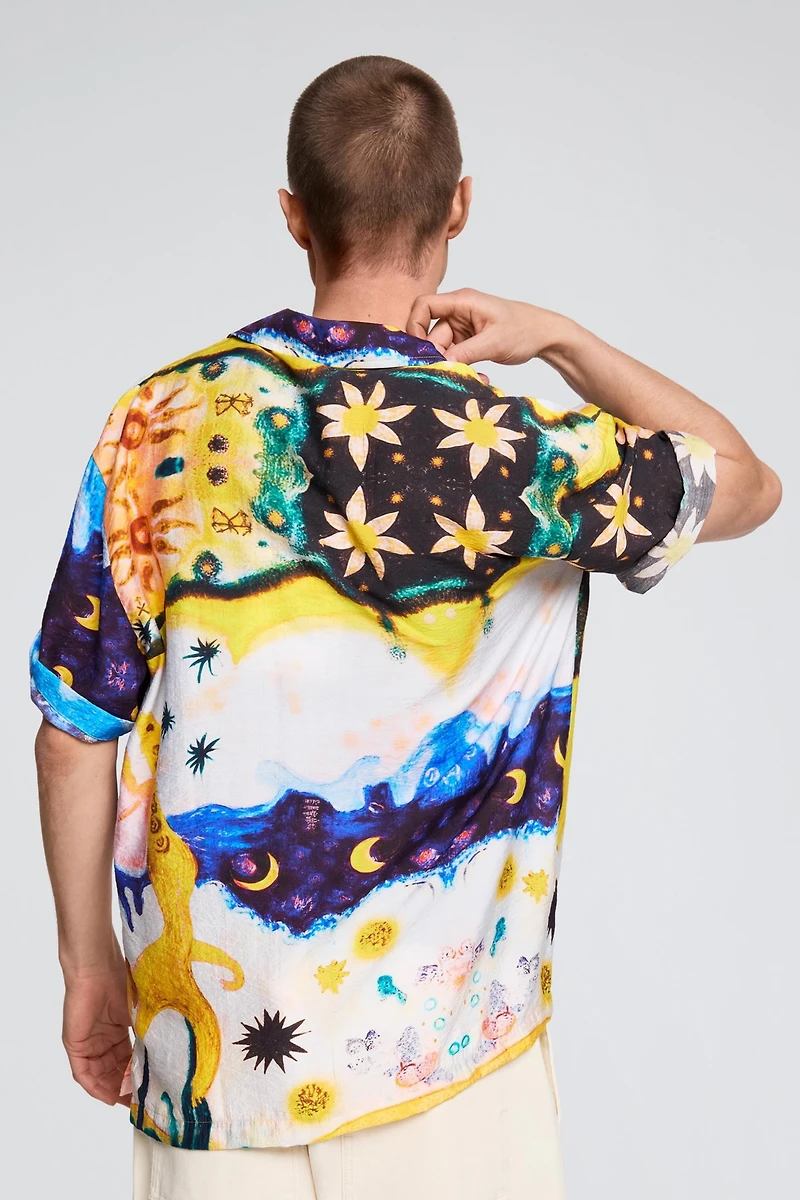 Desigual Men's Cosmos printed shirt