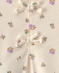 Carter's Toddler Girls' 2T-5T Floral Top and Pant, 2-Piece Set