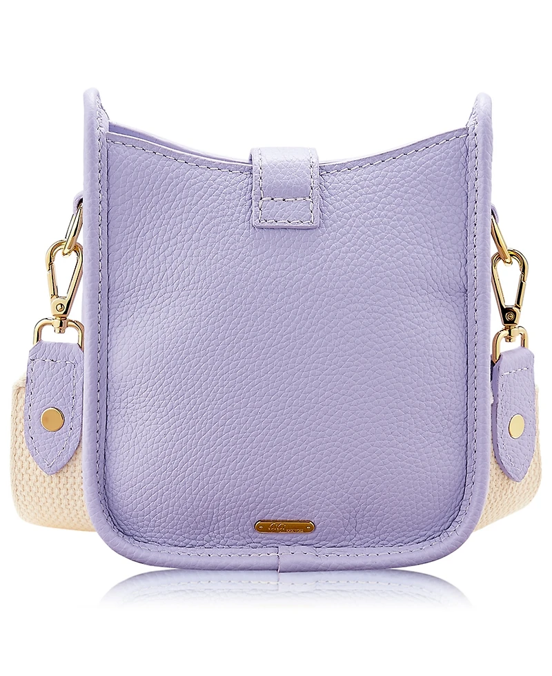 GiGi New York Ellie Pebble Leather Mini Crossbody Handbag