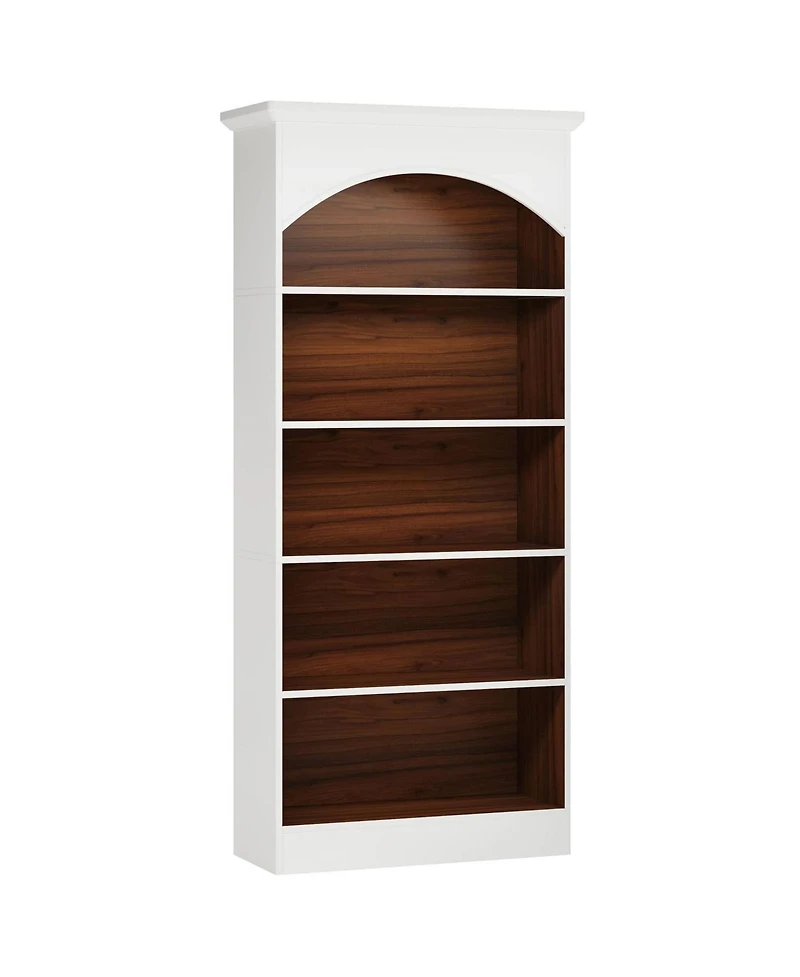 Slickblue 5-Shelf Bookcase, 70.9 Inch Tall Bookshelf with Storage Shelves