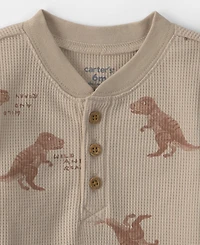 Carter's Baby Boys' Dinosaur Bodysuit and Pant, 2-Piece Set