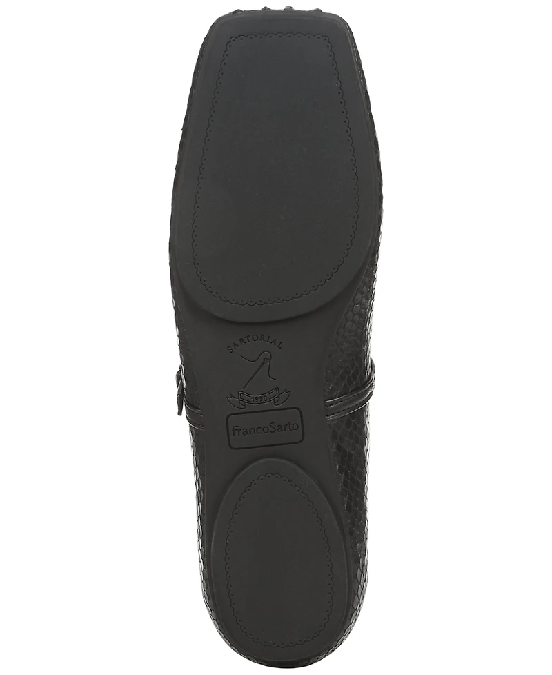 Franco Sarto Women's Oriel Square Toe Mary Jane Flats