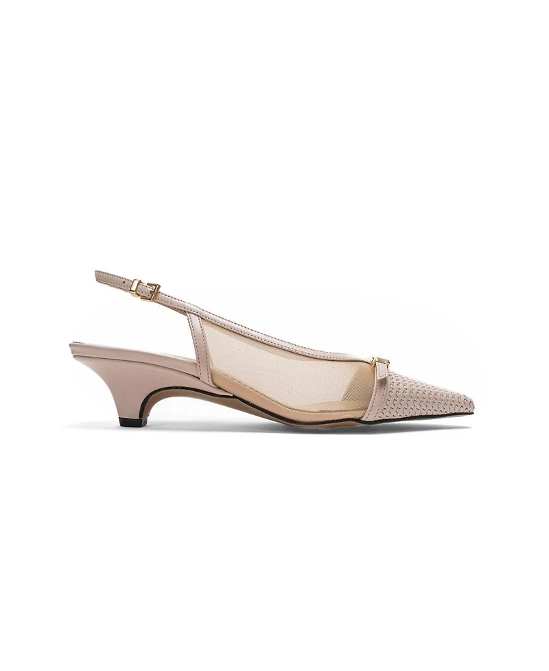 Prologue Shoes Women's Laviera Mesh Slingback Pump