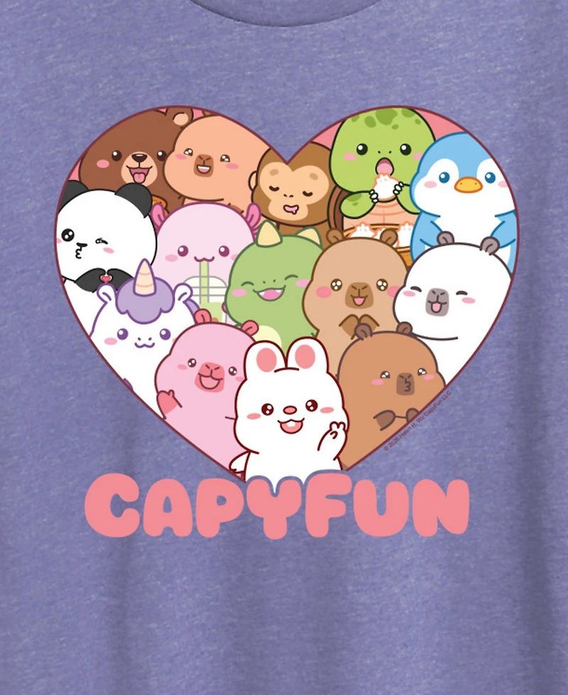 Hybrid Apparel Plus CapyFun Friends Collage Graphic T-Shirt