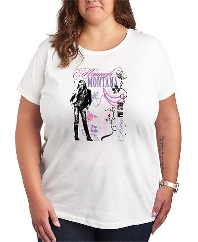 Hybrid Apparel Plus Hannah Montana Pop Star Graphic T-Shirt