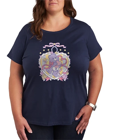 Hybrid Apparel Plus Care Bears Coquette Necklace Graphic T-Shirt