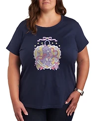 Hybrid Apparel Plus Care Bears Coquette Necklace Graphic T-Shirt