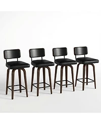 gaomon Swivel Bar Stools Set of 4