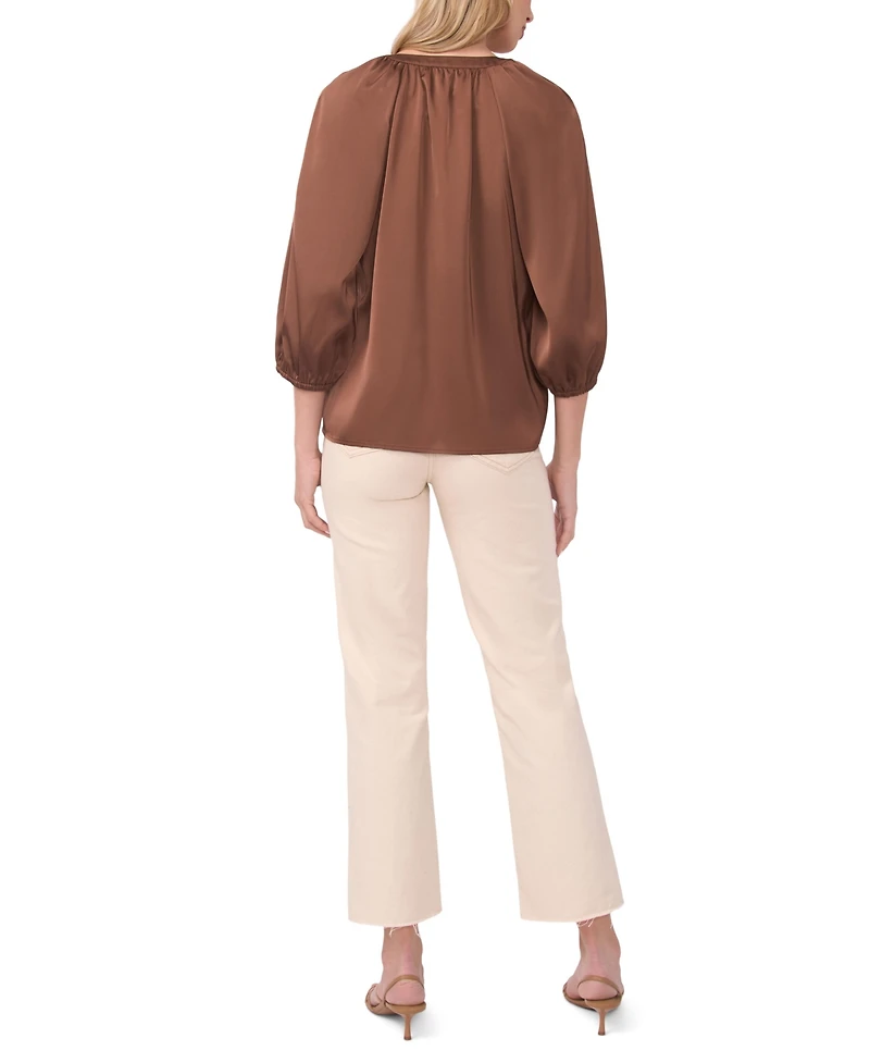 Vince Camuto Women's Raglan-Sleeve V-Neck Blouse