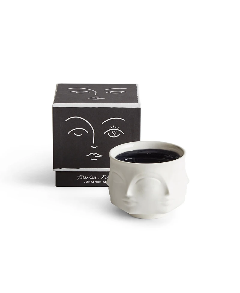 Jonathan Adler Muse Noir 5" Ceramic Candle