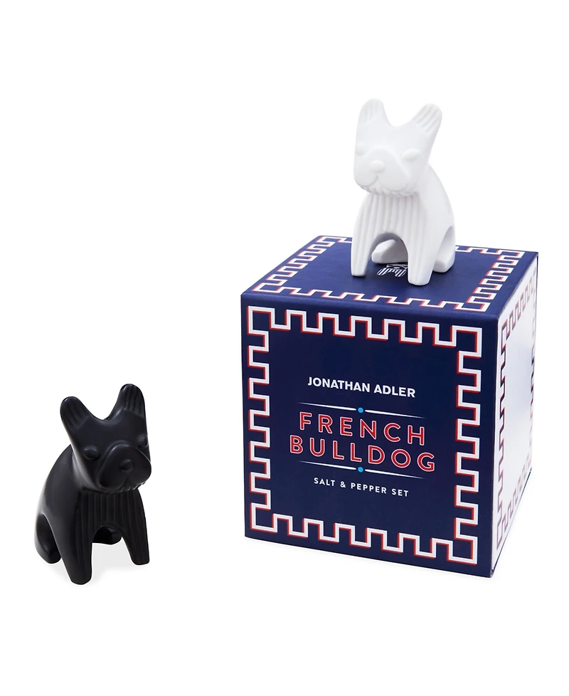 Jonathan Adler French Bulldog Salt & Pepper Shakers, Set of 2
