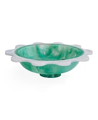 Jonathan Adler Como 100 oz. Acrylic Ripple Decor Bowl