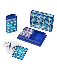 Jonathan Adler Basketweave Lacquer Card Set