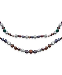 Bling Jewelry Pearl Strand Necklace Long Freshwater Cultured 54 Inch