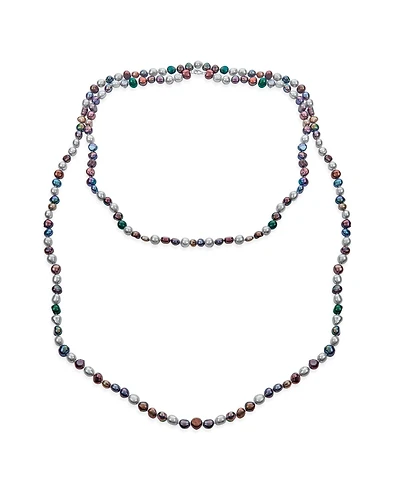 Bling Jewelry Pearl Strand Necklace Long Freshwater Cultured 54 Inch