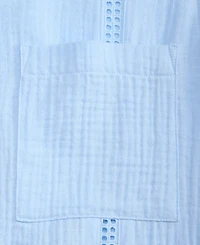 Club Room Men's Gauze Camp Collar Short-Sleeve Shirt, Macy's Exclusive