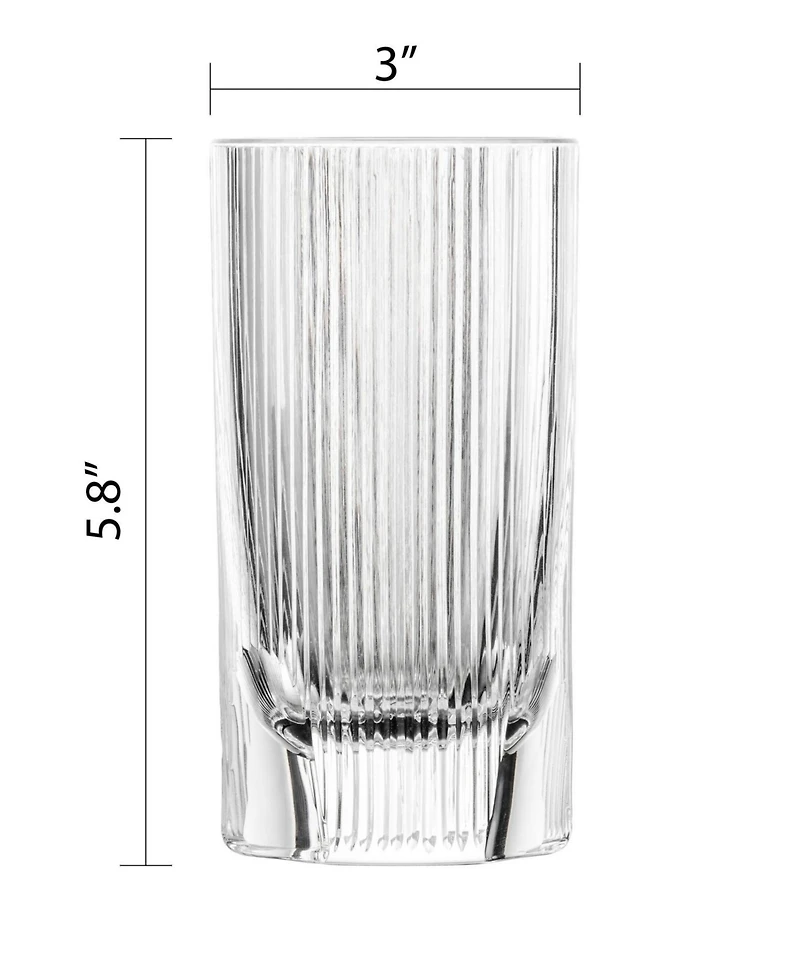 Zwiesel Glas Fave Longdrink Glasses, Set of 4