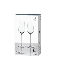 Zwiesel Glas Nektar Handmade Champagne Glasses, Set of 2