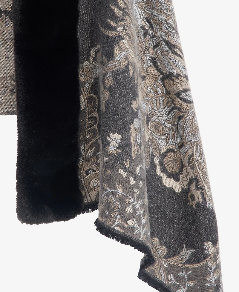I.n.c. International Concepts Women's Brocade Floral Wrap Scarf, Macy's Exclusive