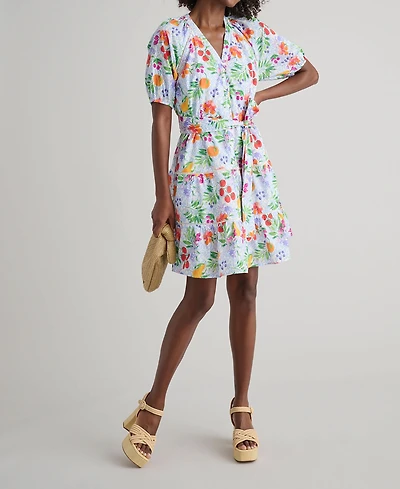 UNTUCKit Women's Cotton Short-Sleeve Sierra Dress