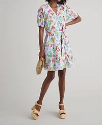 UNTUCKit Women's Cotton Short-Sleeve Sierra Dress