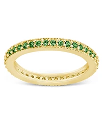 Sterling Forever 2.5mm Thin Cubic Zirconia Band Ring