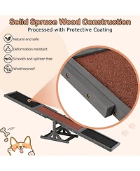 Cozito Wooden Dog Agility Seesaw Outdoor Obstacle Course Toy