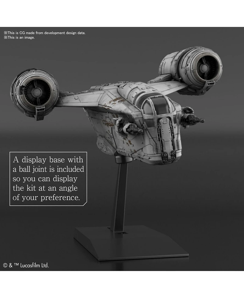 Bandai Hobby - Star Wars: The Mandalorian - 18 Razor Crest Plastic Model Kit