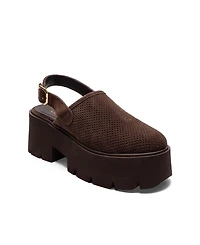 Forever & Always Shoes Women's Caldris Leather Platform Sandal