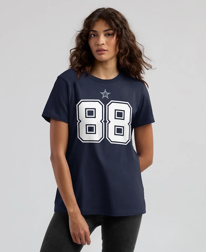 Nike Women's CeeDee Lamb Navy Dallas Cowboys Player Name Number T-Shirt