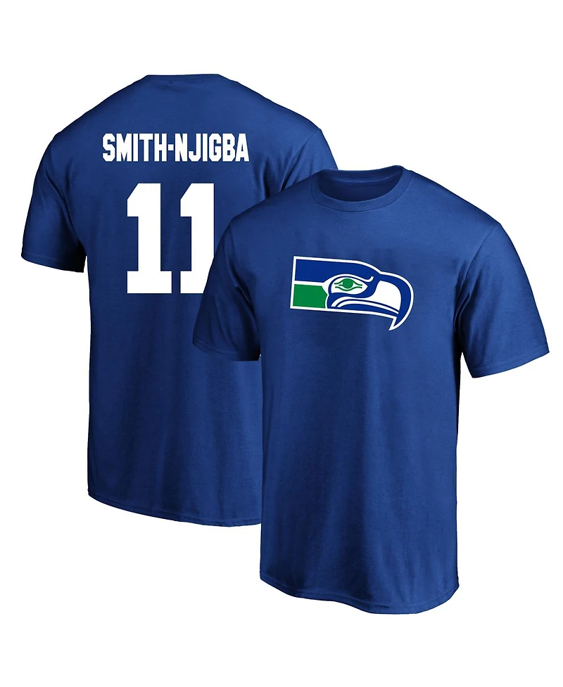 Fanatics Men's Jaxon Smith-Njigba Royal Seattle Seahawks Big Tall Player Name Number T-Shirt