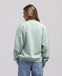 Mitchell Ness Women's Green New York Yankees Yacht Rock Sweatshirt