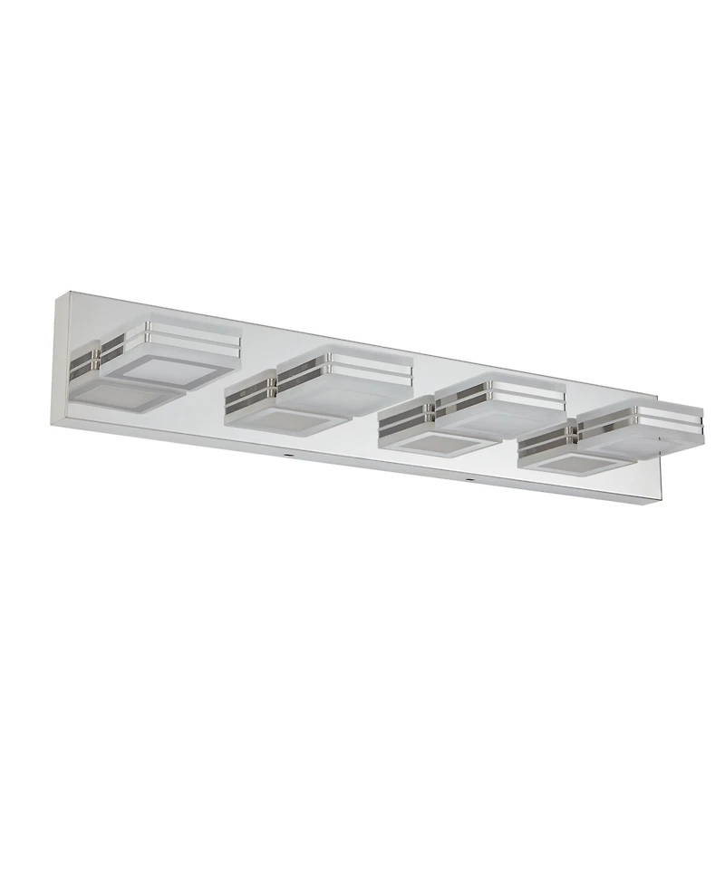 Busdays Inch Modern Light Led Vanity Light Square Acrylic Lampshades Wall Mount Fixture for Bathroom Mirror Lighting